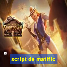 script de matific